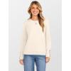 imageANRABESS Sweaters for Women Long Sleeve Crewneck Casual Loose Knit Pullover Tops Button 2025 Fall Fashion Trendy OutfitsWhite