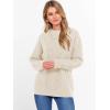 imageANRABESS Women Oversized Chunky Cable Knitted Vintage Sweater 2025 Fall OutfitsBeige