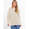 imageANRABESS Women Oversized Chunky Cable Knitted Vintage Sweater 2025 Fall OutfitsBeige