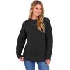 imageANRABESS Women Oversized Chunky Cable Knitted Vintage Sweater 2025 Fall OutfitsBlack