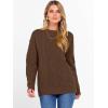 imageANRABESS Women Oversized Chunky Cable Knitted Vintage Sweater 2025 Fall OutfitsBrown