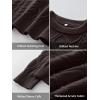 imageANRABESS Women Oversized Chunky Cable Knitted Vintage Sweater 2025 Fall OutfitsCoffee