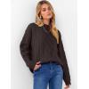 imageANRABESS Women Oversized Chunky Cable Knitted Vintage Sweater 2025 Fall OutfitsCoffee