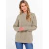 imageANRABESS Women Oversized Chunky Cable Knitted Vintage Sweater 2025 Fall OutfitsKhaki