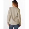 imageANRABESS Women Oversized Chunky Cable Knitted Vintage Sweater 2025 Fall OutfitsKhaki