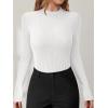 imageANRABESS Womens Long Sleeve Mock Neck Lightweight Sweater Rib Knit Slim Fit 2025 Fall Winter Casual Basic Pullover TopsWhite