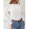 imageANRABESS Womens Long Sleeve Mock Neck Lightweight Sweater Rib Knit Slim Fit 2025 Fall Winter Casual Basic Pullover TopsWhite