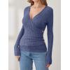 imageANRABESS Womens Long Sleeve Shirts V Neck Sexy Ribbed Knit Slim Fit Button Lightweight Sweater 2025 Fall Casual Work TopsDark Blue