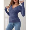 imageANRABESS Womens Long Sleeve Shirts V Neck Sexy Ribbed Knit Slim Fit Button Lightweight Sweater 2025 Fall Casual Work TopsDark Blue