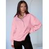 imageANRABESS Womens Oversized Sweatshirt Long Sleeve Henley Pullover Tops 2025 Fall Casual Button Loose Fit Teens Fashion OutfitsPink