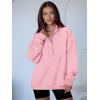 imageANRABESS Womens Oversized Sweatshirt Long Sleeve Henley Pullover Tops 2025 Fall Casual Button Loose Fit Teens Fashion OutfitsPink
