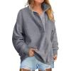 imageANRABESS Womens Oversized Sweatshirt Long Sleeve Henley Pullover Tops 2025 Fall Casual Button Loose Fit Teens Fashion OutfitsGrey