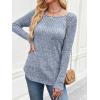 imageANRABESS Long Sleeve Shirts for Women Crewneck Tunic Tops Business Casual Fit Fall Lightweight Sweaters Fashion Clothes 2025Blue