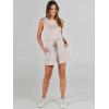 imageANRABESS Romper for Women Short Jumpsuit Summer Casual Dressy Sleeveless Outfits Beach Vacation 2025 Trendy One Piece ClothesAprioct