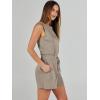 imageANRABESS Romper for Women Short Jumpsuit Summer Casual Dressy Sleeveless Outfits Beach Vacation 2025 Trendy One Piece ClothesBeige