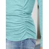 imageANRABESS Shirts for Women Long Sleeve V Neck Tops Dressy Business Casual Side Ruched TShirts 2025 Fall Tee Blouses OutfitsAuqa