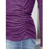 imageANRABESS Shirts for Women Long Sleeve V Neck Tops Dressy Business Casual Side Ruched TShirts 2025 Fall Tee Blouses OutfitsPurple
