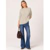 imageANRABESS Sweaters for Women Long Sleeve Crewneck Cable Knit Casual Loose Pullover Tops 2025 Trendy Fall Vintage OutfitsAlmond