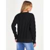 imageANRABESS Sweaters for Women Long Sleeve Crewneck Cable Knit Casual Loose Pullover Tops 2025 Trendy Fall Vintage OutfitsBlack