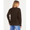 imageANRABESS Sweaters for Women Long Sleeve Crewneck Cable Knit Casual Loose Pullover Tops 2025 Trendy Fall Vintage OutfitsCoffee