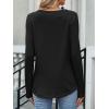 imageANRABESS Women Long Sleeve Shirts Lace Tops Business Work TShirts Dressy Casual Blouses 2025 Fall Trendy OutfitsBlack