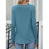 imageANRABESS Women Long Sleeve Shirts Lace Tops Business Work TShirts Dressy Casual Blouses 2025 Fall Trendy OutfitsCyan