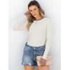 imageANRABESS Women Long Sleeve Shirts Rib Knit Slim Fit Tops Basic Tee 2025 Fall Outfits Casual TShirt Underscrubs Layer ClothesParchment