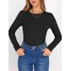 imageANRABESS Women Long Sleeve Thermal Shirt Fleece Tops 2025 Fall Winter Crew Neck Casual Base Layer TShirts Warm UndershirtsBlack