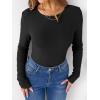 imageANRABESS Women Long Sleeve Thermal Shirt Fleece Tops 2025 Fall Winter Crew Neck Casual Base Layer TShirts Warm UndershirtsBlack