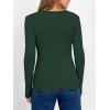 imageANRABESS Women Long Sleeve Thermal Shirt Fleece Tops 2025 Fall Winter Crew Neck Casual Base Layer TShirts Warm UndershirtsForest Green