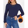imageANRABESS Women Long Sleeve Thermal Shirt Fleece Tops 2025 Fall Winter Crew Neck Casual Base Layer TShirts Warm UndershirtsNavy Blue