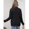 imageANRABESS Women Mock Turtle Neck Sweater Tunic Long Sleeve Cable Knit Casual Loose Work Pullover Tops 2025 Fall Winter OutfitsBlack
