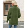 imageANRABESS Women Oversized Turtleneck Long Sleeve Spilt Fuzzy Knit Chunky 2025 Fall Pullover Sweaters Tops Winter Warm ClothesOlive Green