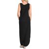 imageANRABESS Women Summer Maxi Dress Beach Vacation Sundress Sleeveless Casual Loose Shirt Dresses 2025 Travel OutfitsBlack