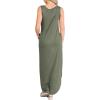 imageANRABESS Women Summer Maxi Dress Beach Vacation Sundress Sleeveless Casual Loose Shirt Dresses 2025 Travel OutfitsOlive