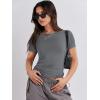 imageANRABESS Womens 3 Pack Short Sleeve Shirts 2025 Crop Tops Tight Fitted Basic Tees Workout T Shirts Y2k Clothes Summer OutfitBlackwhitedeep Grey