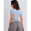 imageANRABESS Womens 3 Pack Short Sleeve Shirts 2025 Crop Tops Tight Fitted Basic Tees Workout T Shirts Y2k Clothes Summer OutfitBlackwhitehaze Blue