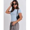 imageANRABESS Womens 3 Pack Short Sleeve Shirts 2025 Crop Tops Tight Fitted Basic Tees Workout T Shirts Y2k Clothes Summer OutfitBlackwhitehaze Blue