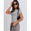 imageANRABESS Womens 3 Pack Short Sleeve Shirts 2025 Crop Tops Tight Fitted Basic Tees Workout T Shirts Y2k Clothes Summer OutfitBlackwhitelight Grey