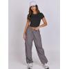 imageANRABESS Womens Basic Tee Summer Outfits Crewneck Short Sleeve Crop Tops Slim Fitted T Shirts Y2k 2025 Trendy ClothingBlack
