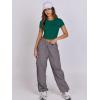 imageANRABESS Womens Basic Tee Summer Outfits Crewneck Short Sleeve Crop Tops Slim Fitted T Shirts Y2k 2025 Trendy ClothingGreen