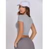 imageANRABESS Womens Basic Tee Summer Outfits Crewneck Short Sleeve Crop Tops Slim Fitted T Shirts Y2k 2025 Trendy ClothingLight Gray