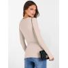 imageANRABESS Womens Boat Neck Long Sleeve Shirts Rib Knit Slim Fitting Tops Basic Tees 2025 Casual Comfy Fall Outfits ClothesBeige