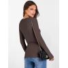 imageANRABESS Womens Boat Neck Long Sleeve Shirts Rib Knit Slim Fitting Tops Basic Tees 2025 Casual Comfy Fall Outfits ClothesBrownbeige