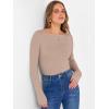 imageANRABESS Womens Boat Neck Long Sleeve Shirts Rib Knit Slim Fitting Tops Basic Tees 2025 Casual Comfy Fall Outfits ClothesLight Camel