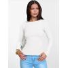 imageANRABESS Womens Boat Neck Long Sleeve Shirts Rib Knit Slim Fitting Tops Basic Tees 2025 Casual Comfy Fall Outfits ClothesWhite