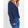 imageANRABESS Womens Long Sleeve Shirts 2025 Fall Henley Business Dressy Casual Tops V Neck Button Down TShirts Work BlousesNavy Blue