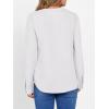 imageANRABESS Womens Long Sleeve Shirts 2025 Fall Henley Business Dressy Casual Tops V Neck Button Down TShirts Work BlousesWhite