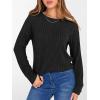imageANRABESS Womens Long Sleeve Shirts 2025 Fall Lightweight Sweater Tunic Tops Crewneck Casual Loose Fit Work Travel OutfitsBlack