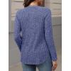imageANRABESS Womens Long Sleeve Shirts 2025 Fall Lightweight Sweater Tunic Tops Crewneck Casual Loose Fit Work Travel OutfitsBlue